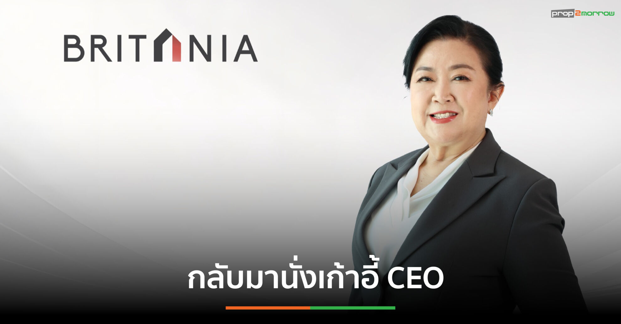 Read more about the article จี๊ด-ศุภลักษณ์ จันทร์พิทักษ์ หวนคืน CEO บริทาเนีย