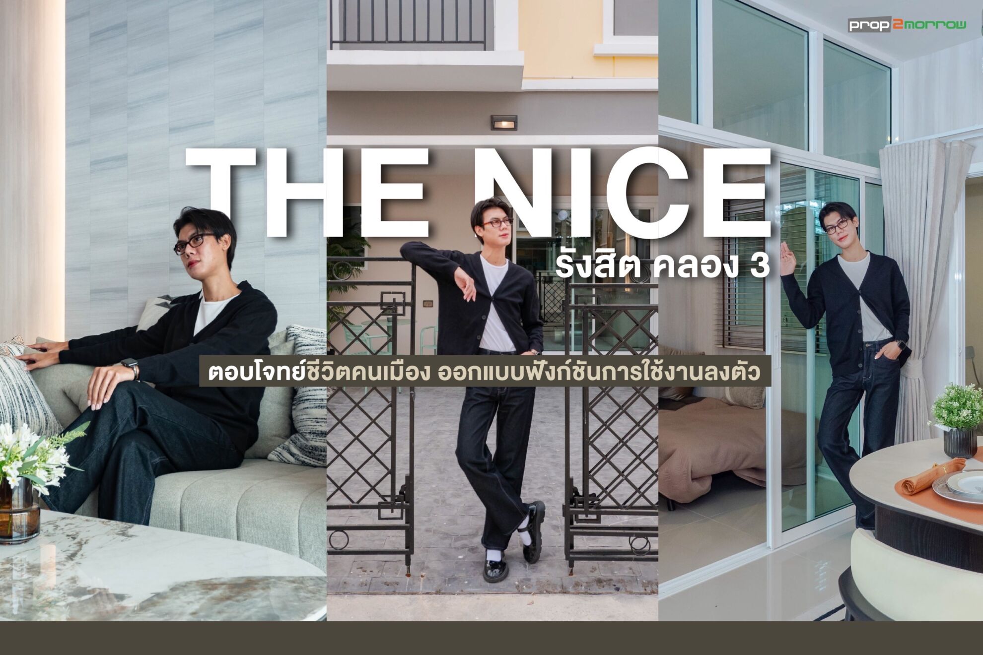 Read more about the article เปิดทาวน์โฮมหรูสไตล์ Francais เดอะนีซ รังสิต คลอง 3 ตอบโจทย์ชีวิตคนเมือง ออกแบบฟังก์ชันการใช้งานลงตัว ใกล้เมืองเดินทางสะดวก