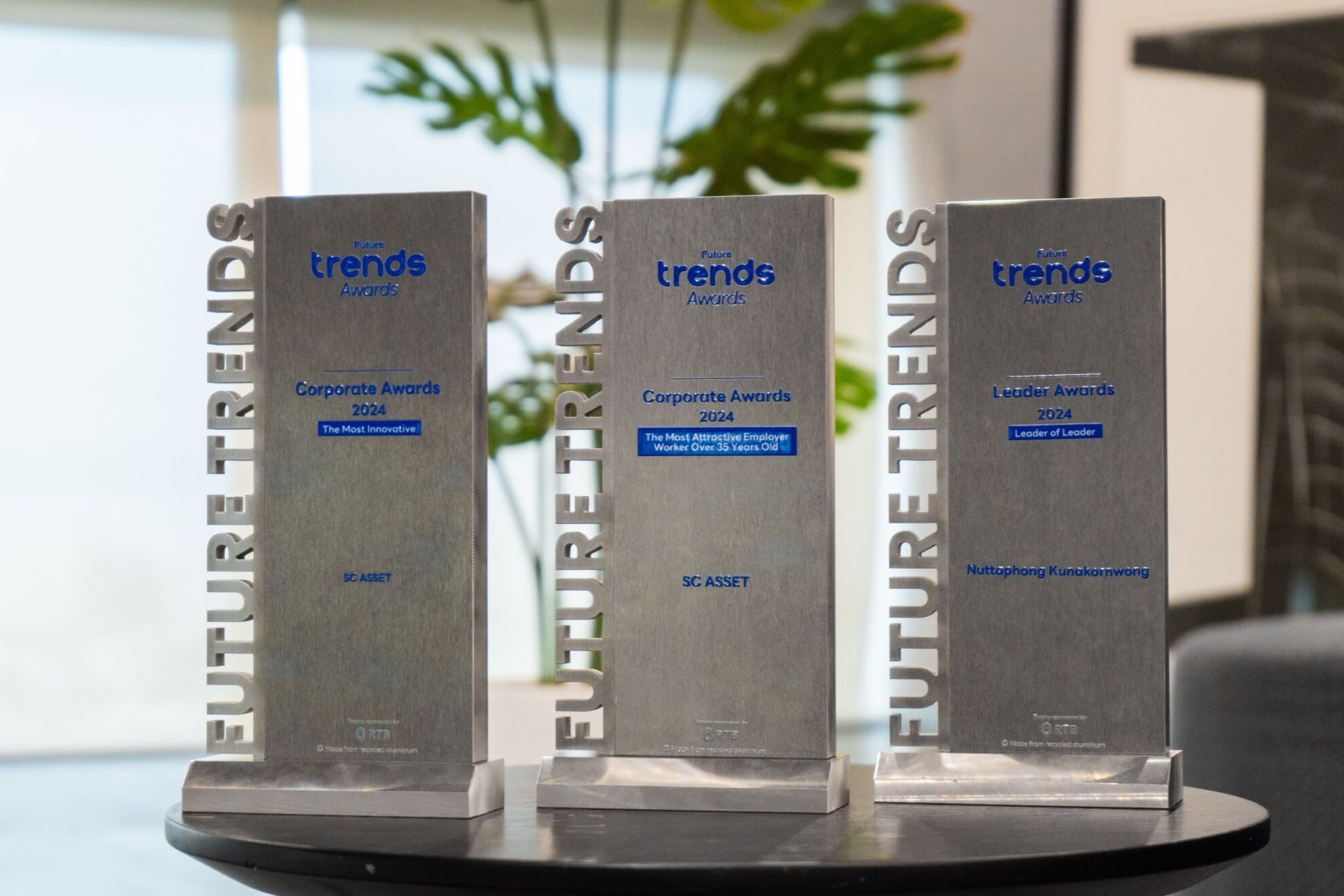 Read more about the article เอสซี แอสเสท คว้า3รางวัลจาก Future Trends Awards 2025