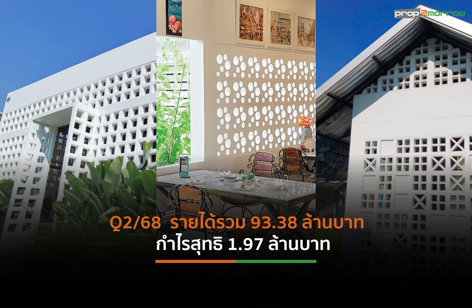 Read more about the article Smart โชว์ผลประกอบการไตรมาส 2/2568 ลุยพัฒนาอิฐมวลเบา Green Building ดันยอดขายโต
