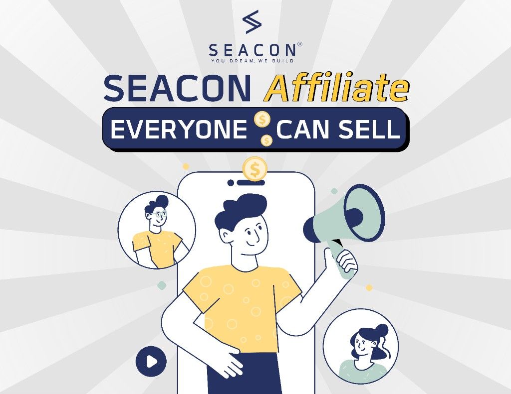 Read more about the article ซีคอน เปิดตัวแคมเปญ “EVERYONE CAN SELL” เชิญชวนคนไทยขายบ้านแบบไม่ต้องลงทุน รับสูงสุดล้านละ 5,000 บาท