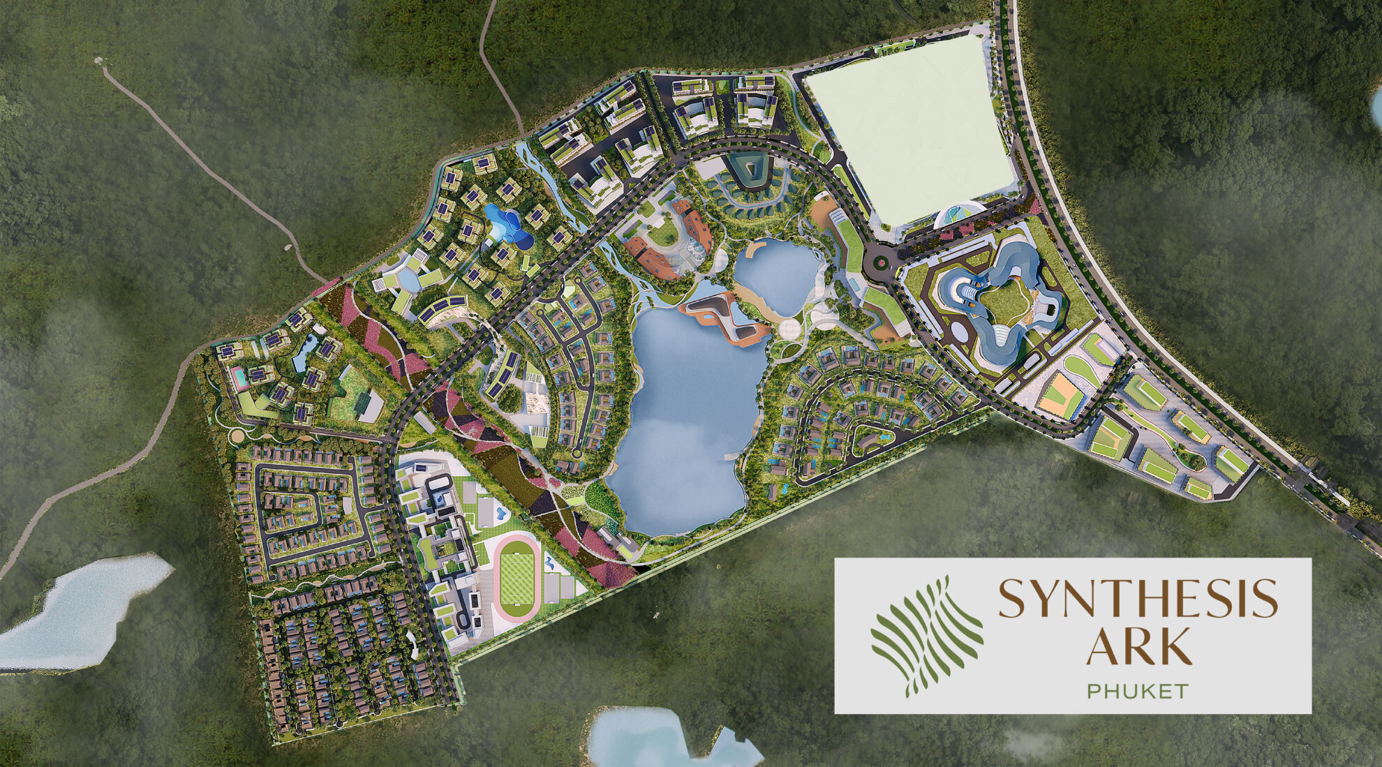 Read more about the article “ตระกูลวานิช” เปลี่ยนสวนปาล์มเกือบ 500 ไร่ใจกลางภูเก็ตเป็นโปรเจ็กต์มิกซ์ยูสมูลค่า 5 หมื่นล้านบาท “Synthesis Ark Phuket”