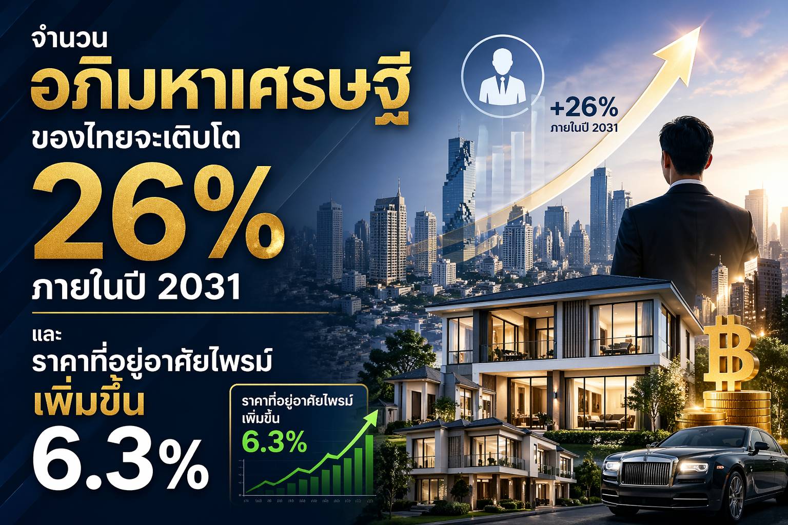 Read more about the article ไนท์ แฟรงค์ ชาร์เตอร์ชี้เมืองไทยเป็นศูนย์กลางความมั่งคั่งแห่งใหม่ของเอเชียสำหรับกลุ่มอภิมหาเศรษฐีทั่วโลก