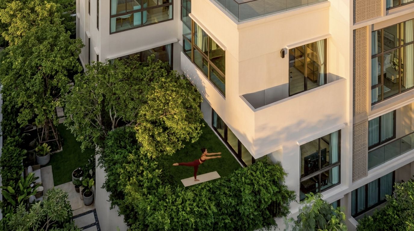 Read more about the article AERIE Srinakarin–Suanluang สร้าง Wellness & Luxury Living ในกิจกรรม “Pilates & Matcha Experience”