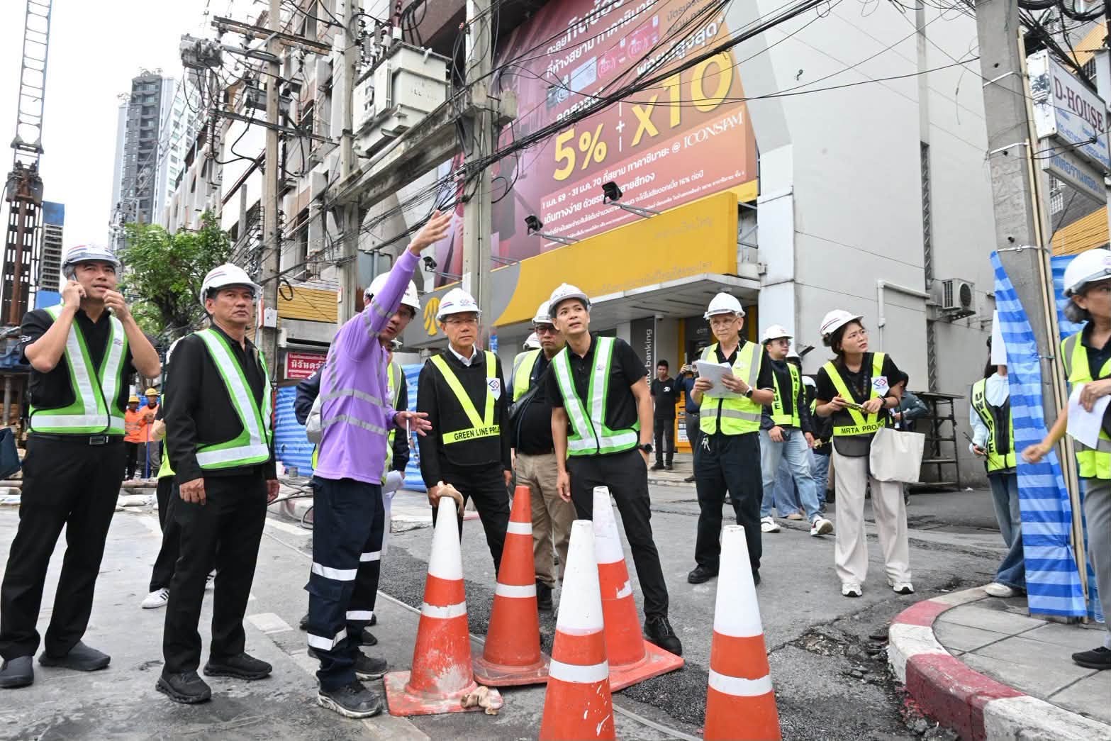Read more about the article หวั่นกระทบตึกรอบข้าง! รฟม. สั่งจับตาสายสีม่วงใต้ใกล้ชิด หลังพบลำเลียงน้ำรั่วซึมอุโมงค์วงเวียนใหญ่