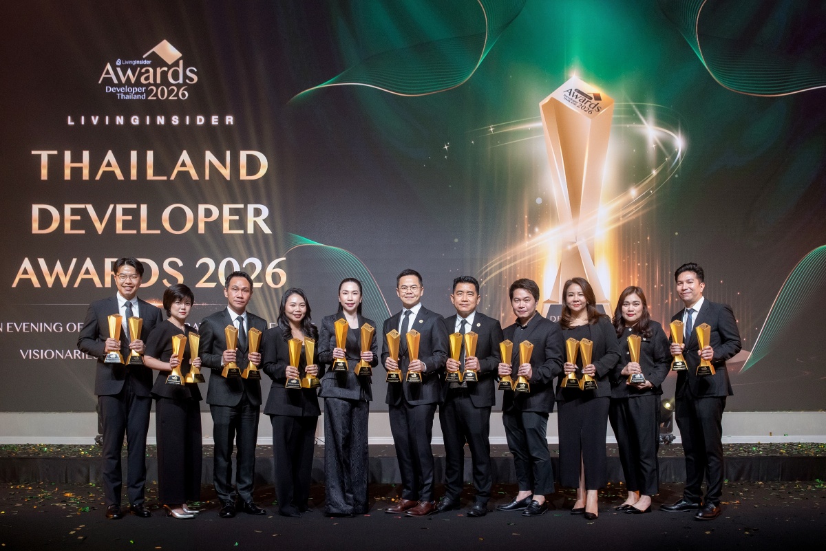 Read more about the article เอพี ไทยแลนด์ สร้างปรากฏการณ์ชนะ 21 รางวัลสูงสุดแห่งปี จากเวที LivingInsider Thailand Developer Awards 2026