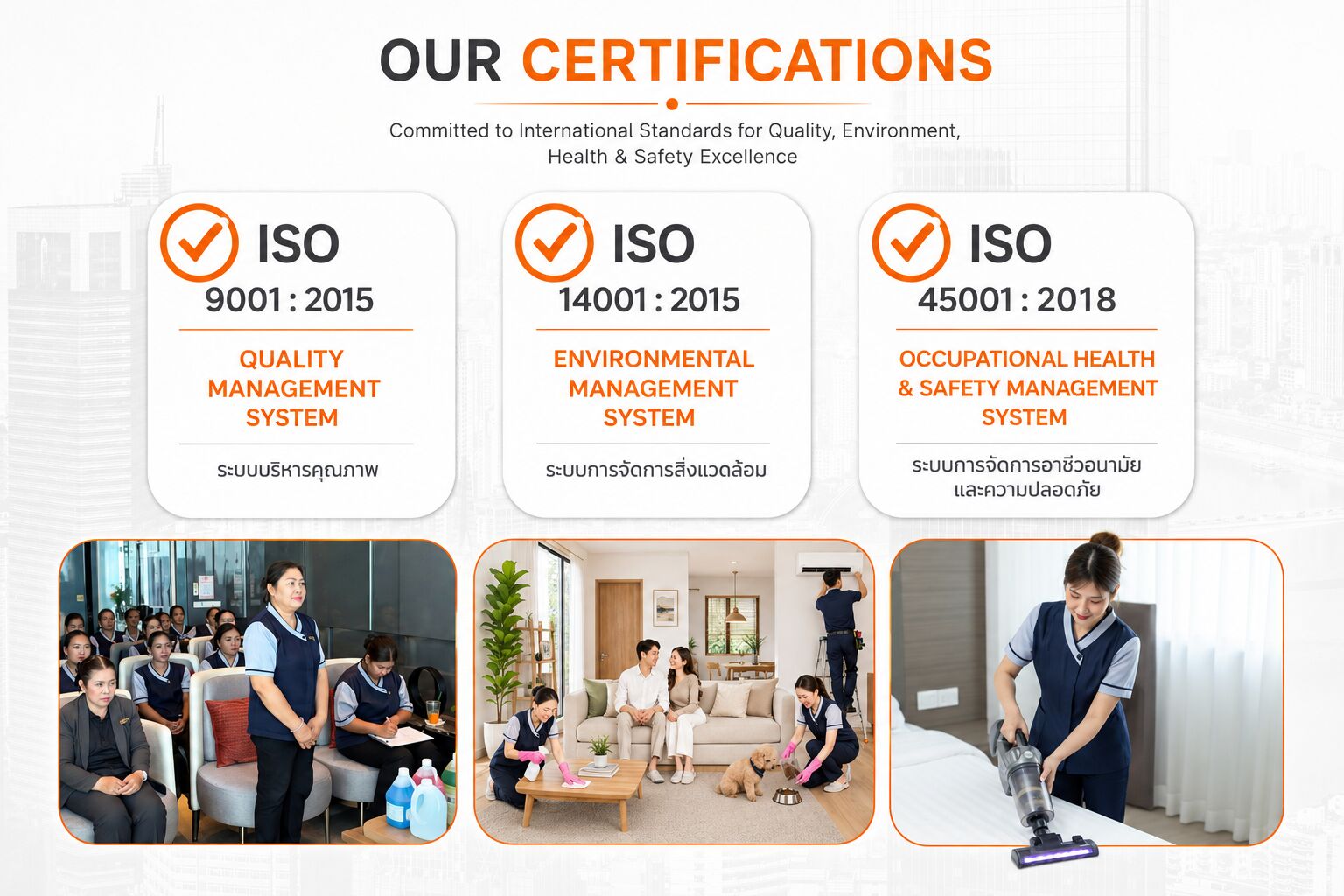 Read more about the article อูโน่ เซอร์วิสผ่านการรับรอง ISO ครบ 3 ระบบต่อเนื่องปีที่ 3 ตอกย้ำมาตรฐานบริการมืออาชีพ
